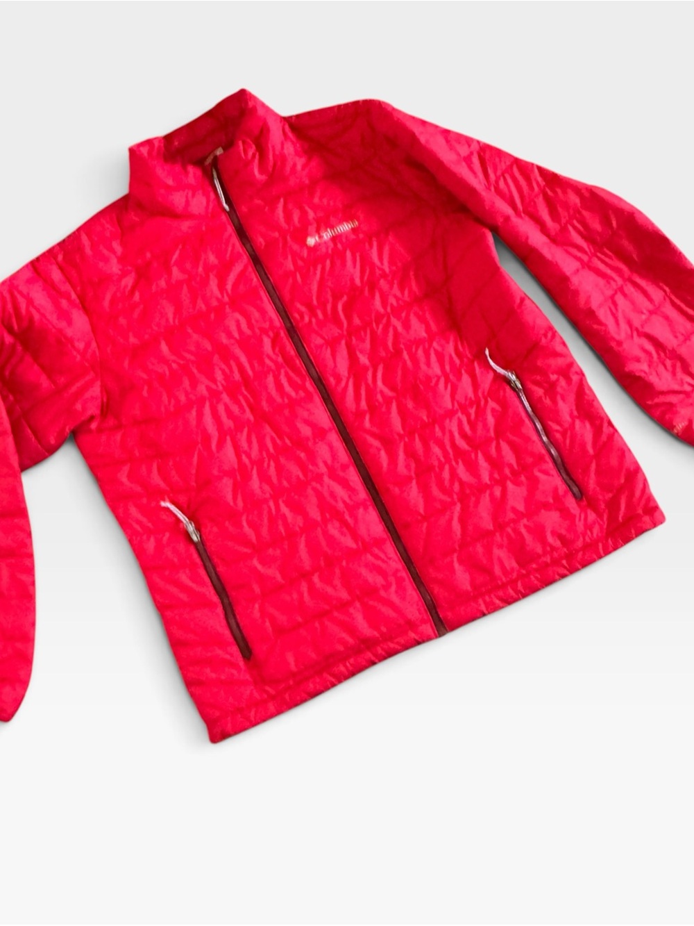 Columbia Heat Gear Women’s Bright Red Quilted Puffer Jacket